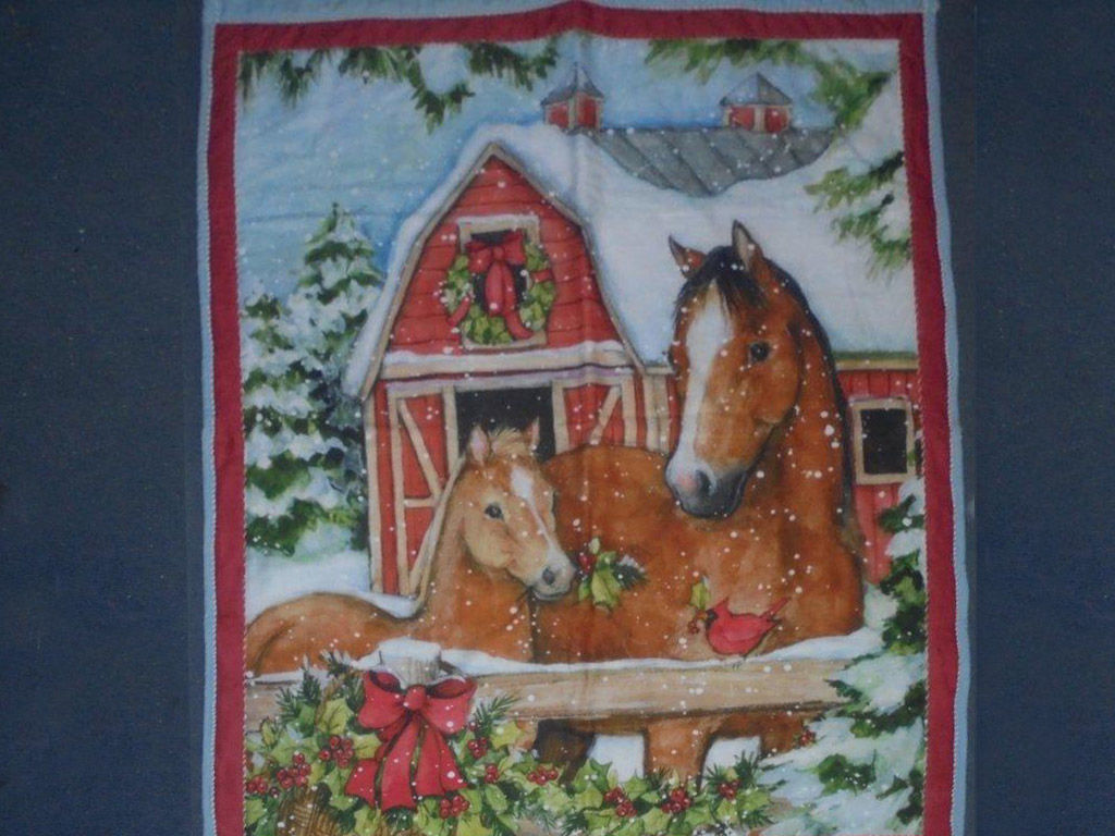 #1103  Christmas Time at the Horse Barn BB