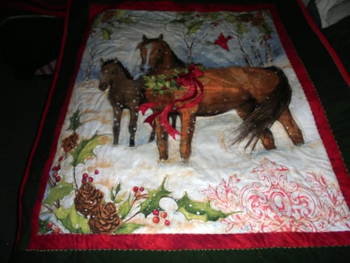 #1168 Christmas Horses 