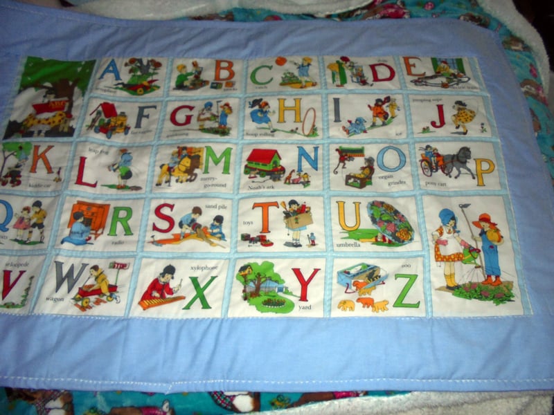 #1171  ABC's - Machine quilted