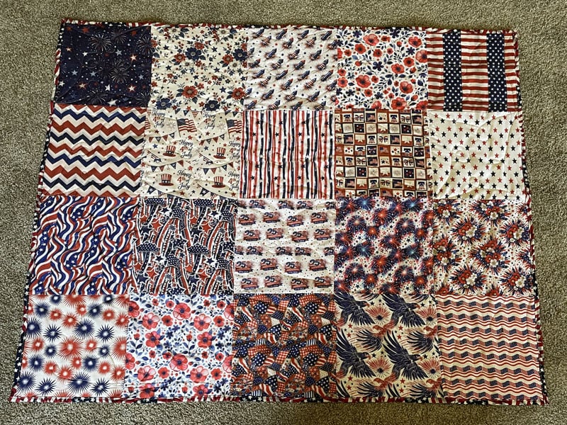 #1273  Happy 250th Birthday America Blocks