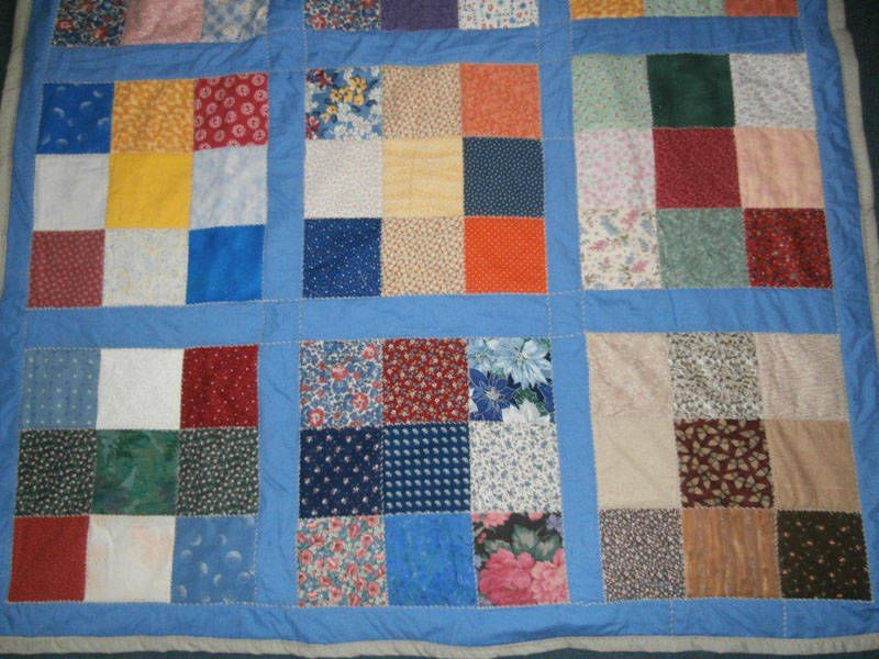 #864  9 Patch- Cotton