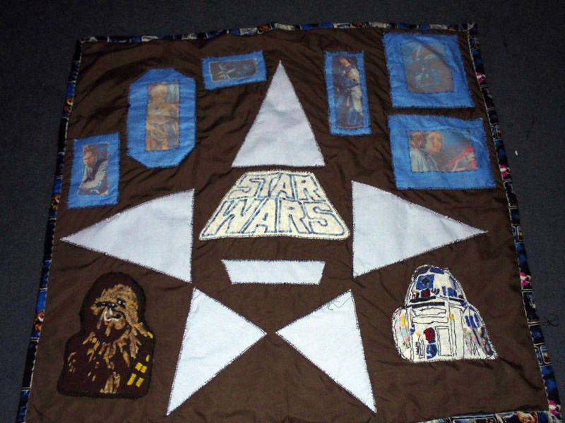 #970  Appliquéd Star Wars