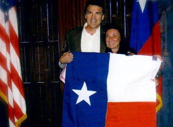 Diane with Governor Perry